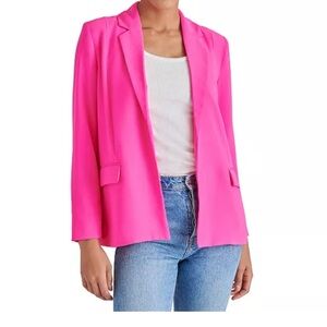 Women's Payton Open-Front Long-Sleeve Blazer Steve Madden